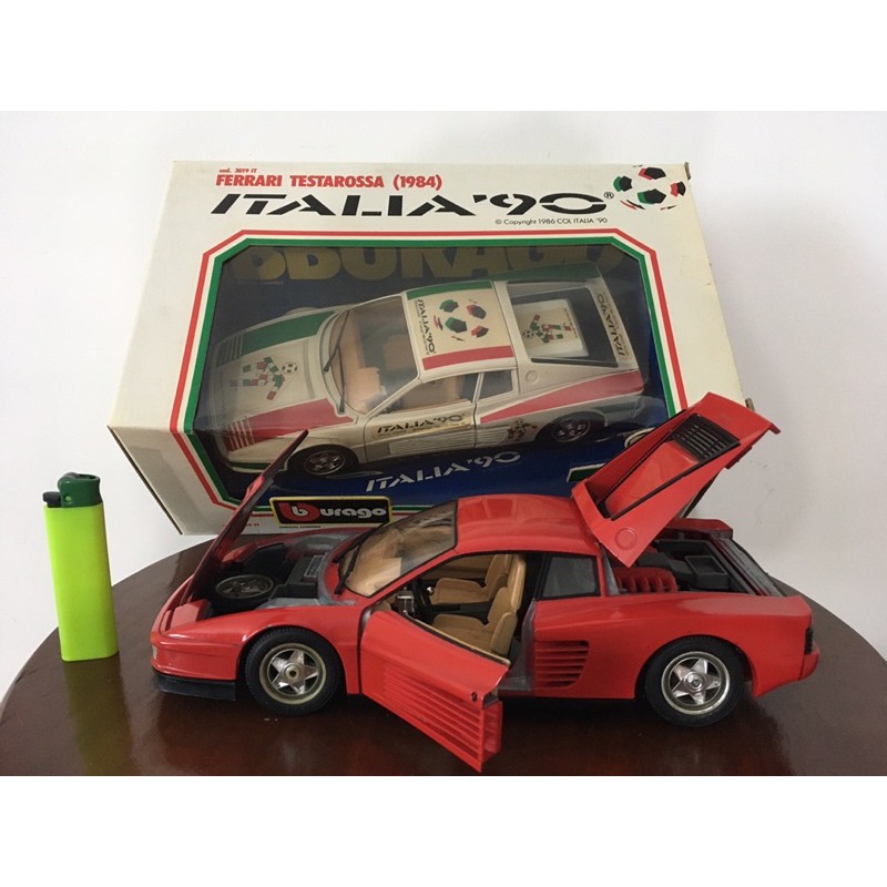 Mattel Hot deals Wheels 1984 Ferrari Testarossa Red 1:18