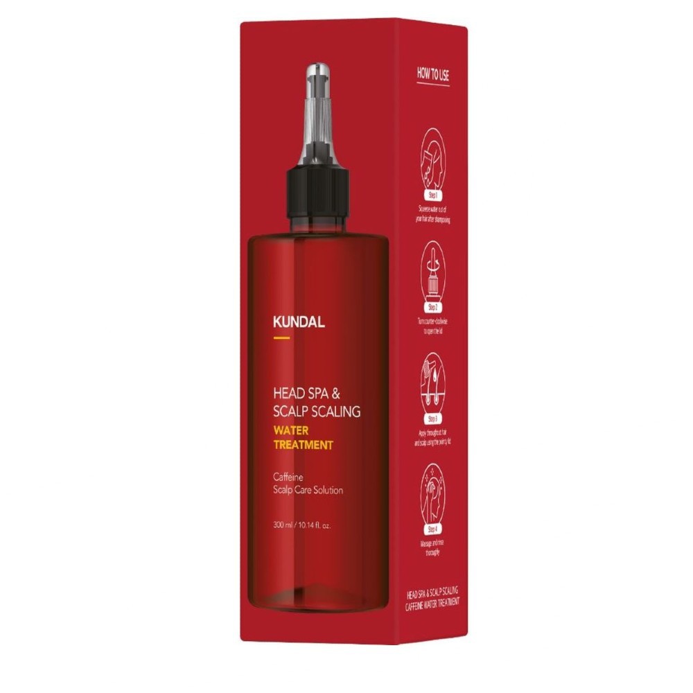 Kundal Head Spa & Scalp Scaling Caffeine Water Treatment 300ml (Exp