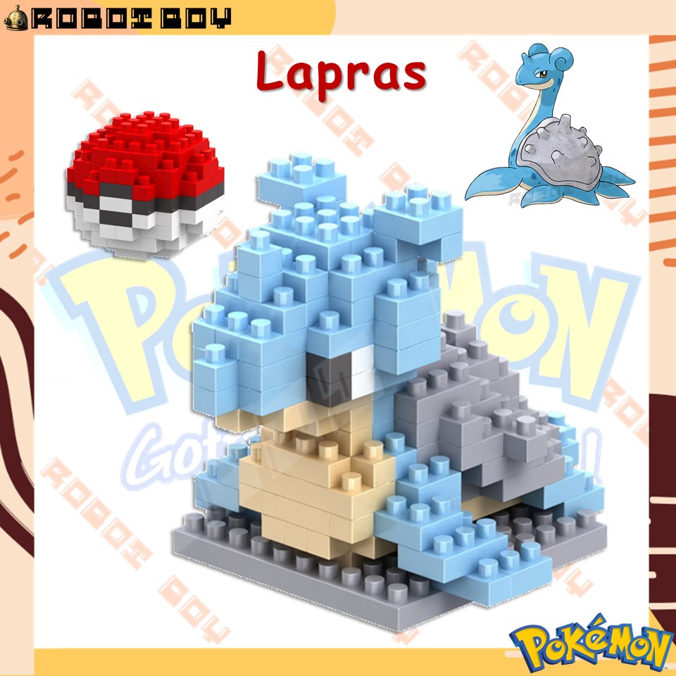 🔥Ready Stock🔥Pokemon Block Nano Block Building Block Toy Pikachu