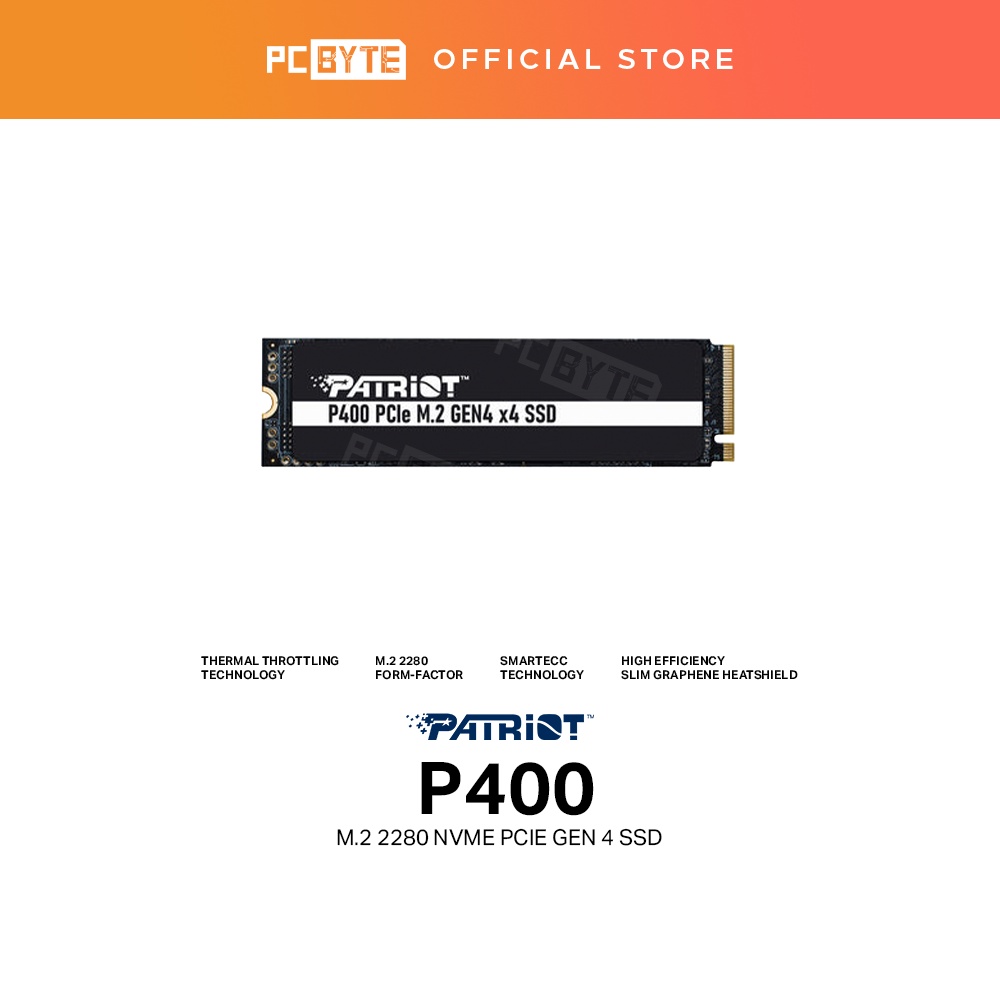 Patriot P400 M.2 2280 PCIe Gen4 NVMe SSD - (512GB/1TB) | Shopee Malaysia