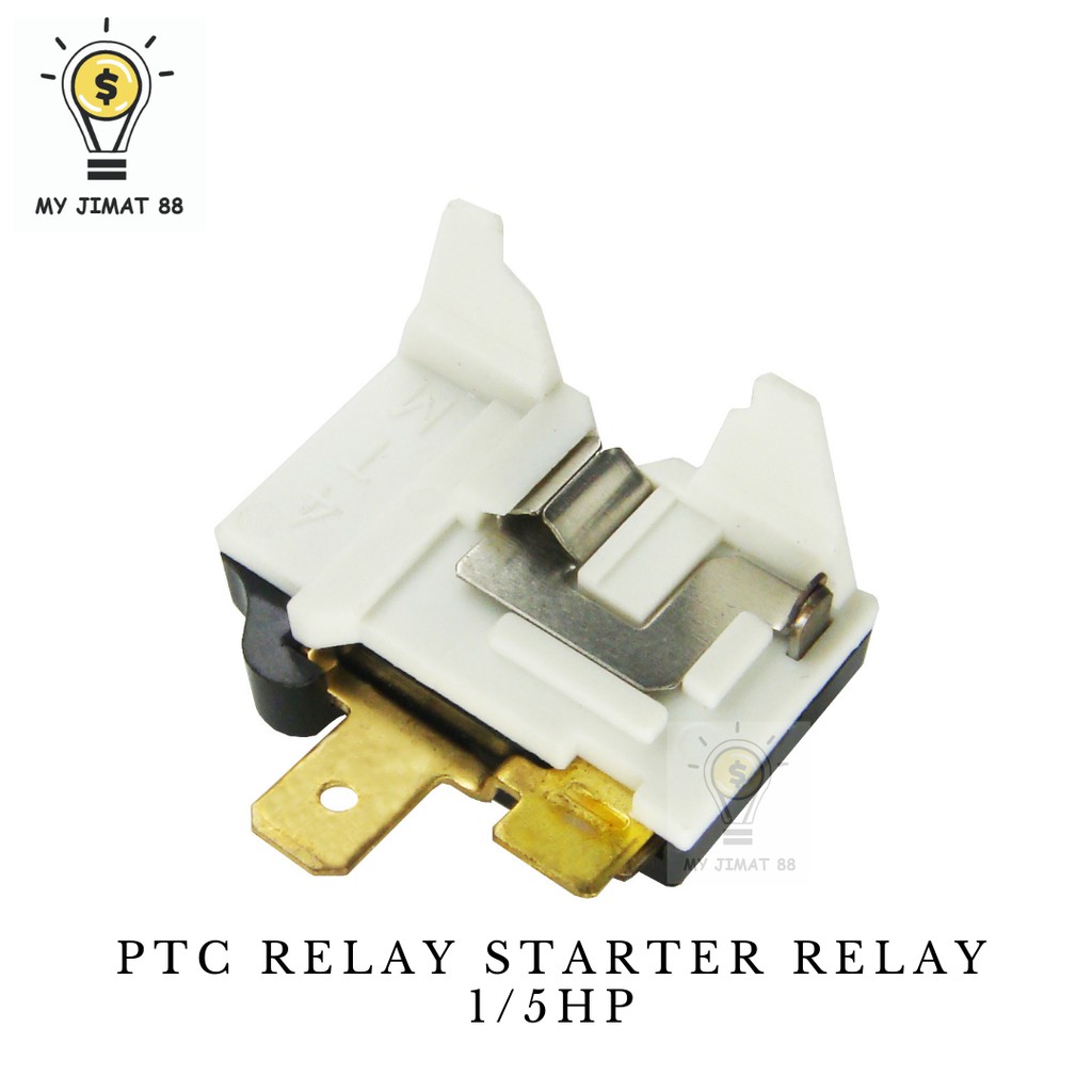 UNIVERSAL FRIDGE PTC RELAY STARTER RELAY 1/5HP Shopee Malaysia