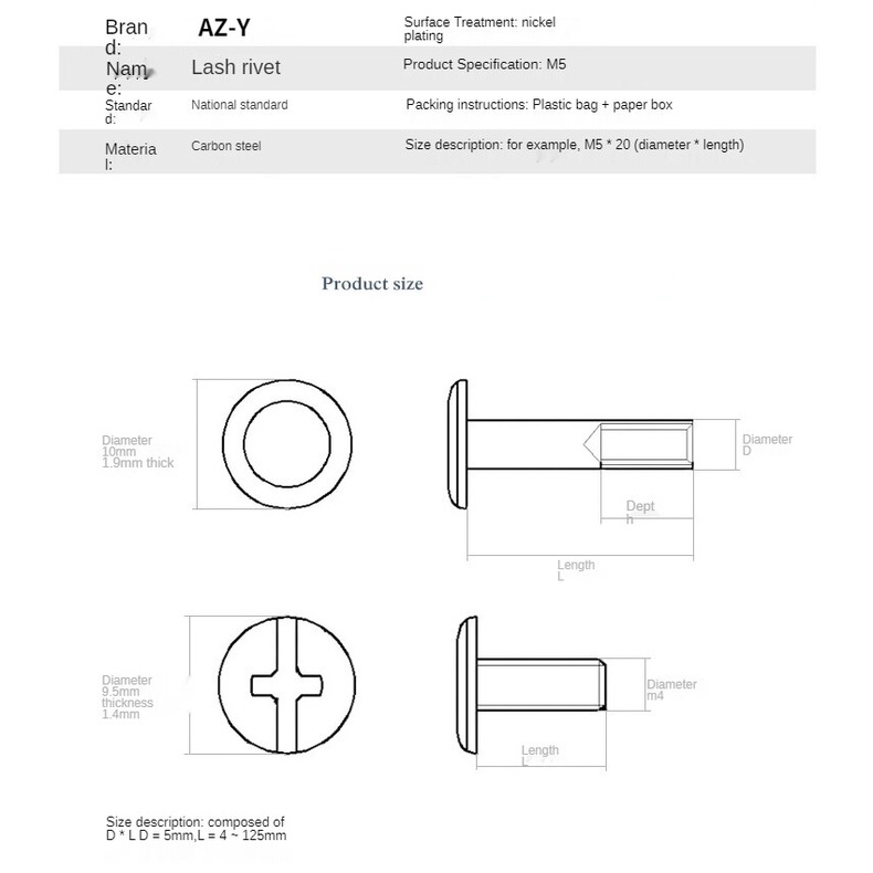Local SellerChild female screw pair lock screw nut butt joint screw ...