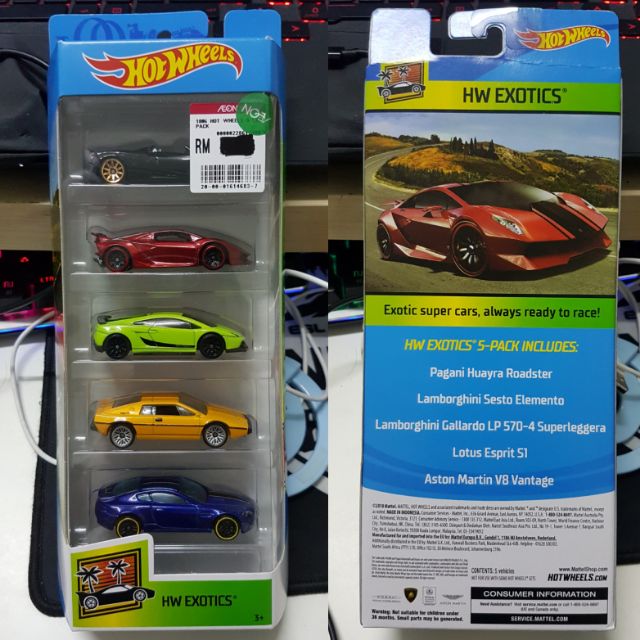 Hw exotics cheap 5 pack 2019