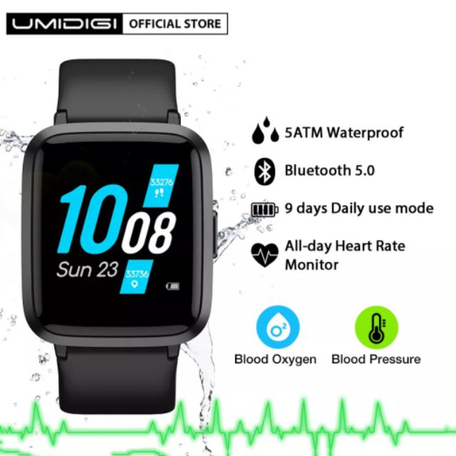 Umidigi smart watch ufit best sale health and fitness tracker