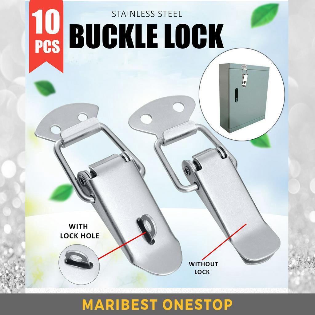 10PCS STAINLESS STEEL BOX BUCKLE LOCK BUCKLE CLAMP HASP LATCH LOCK ...