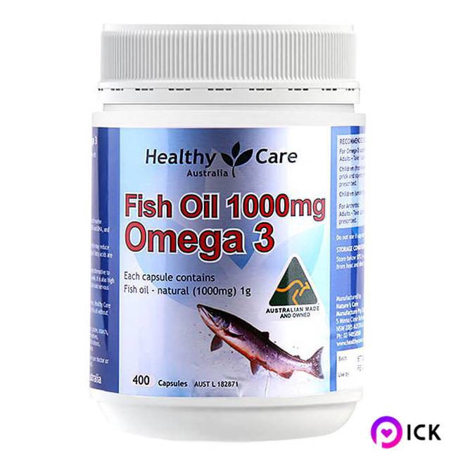 Healthy care fish oil 1000mg omega 3 400 clearance capsules