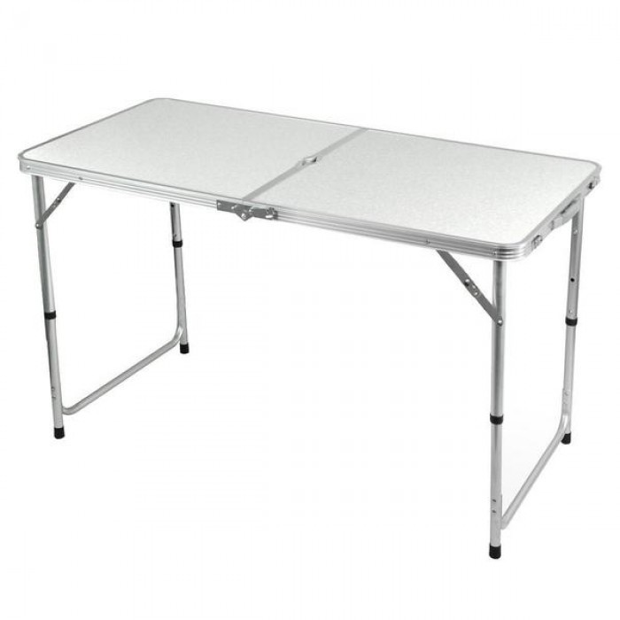 Fold up aluminium store table