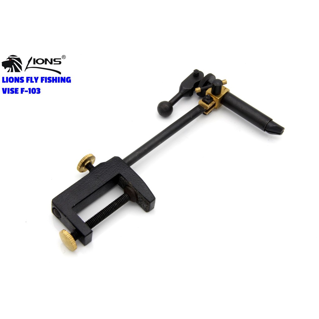 LIONS Rotary Fly Tying Vise, Tie Assist Jig Hook, Balanced JAW, Suitable  for Left and Right Hand, fishing hook vise