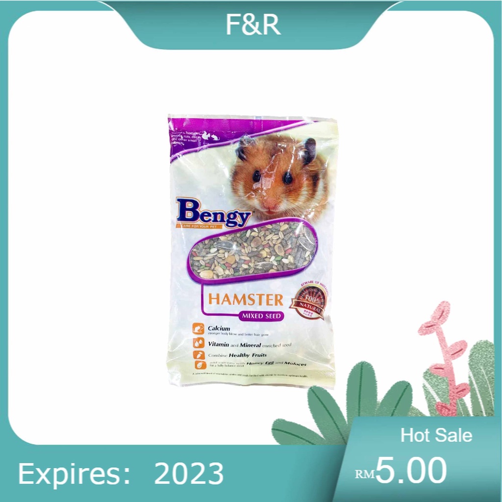 Hamster Food 1kg 🔥HOT🔥 350g Makanan Hemster Mix Mixed Seed Murah Dwarf