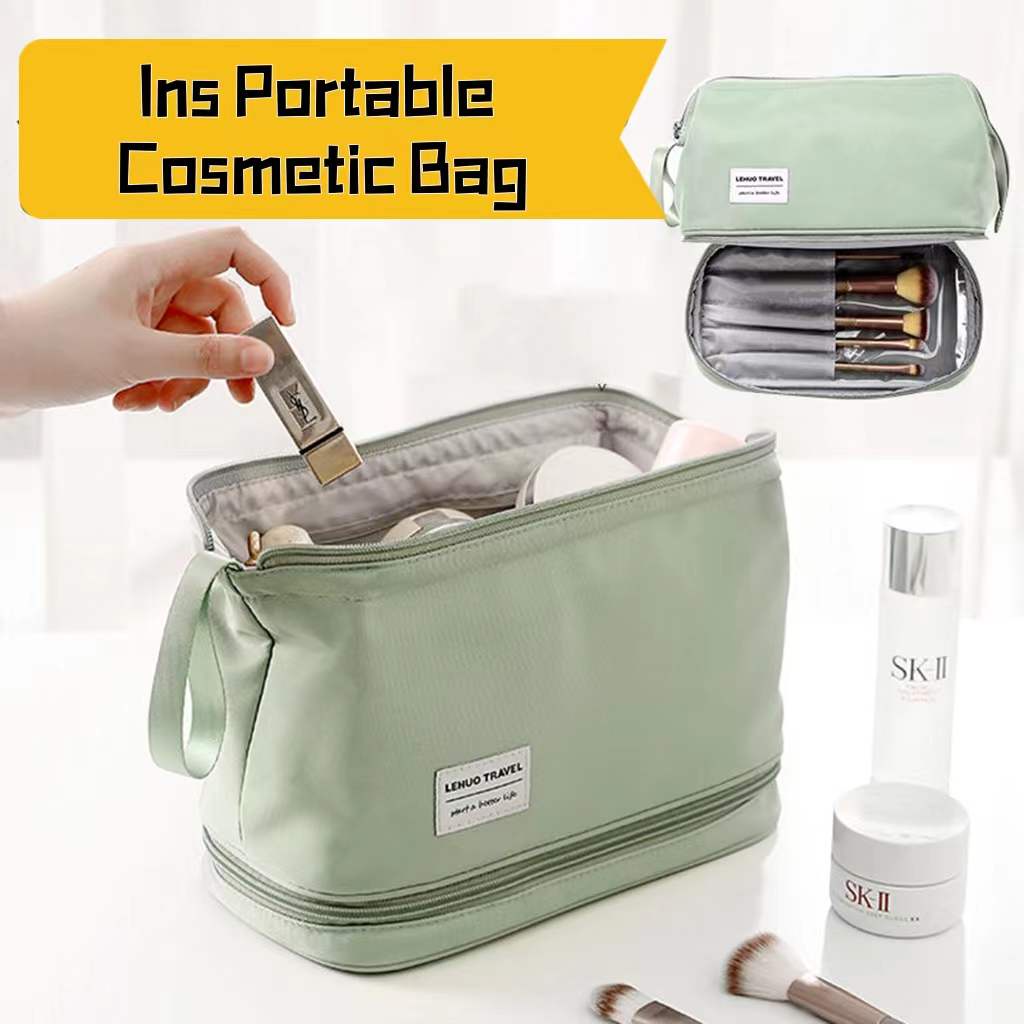 Waterproof Cosmetic Bag Women Portable Travel Large capacity Makeup Bag ...