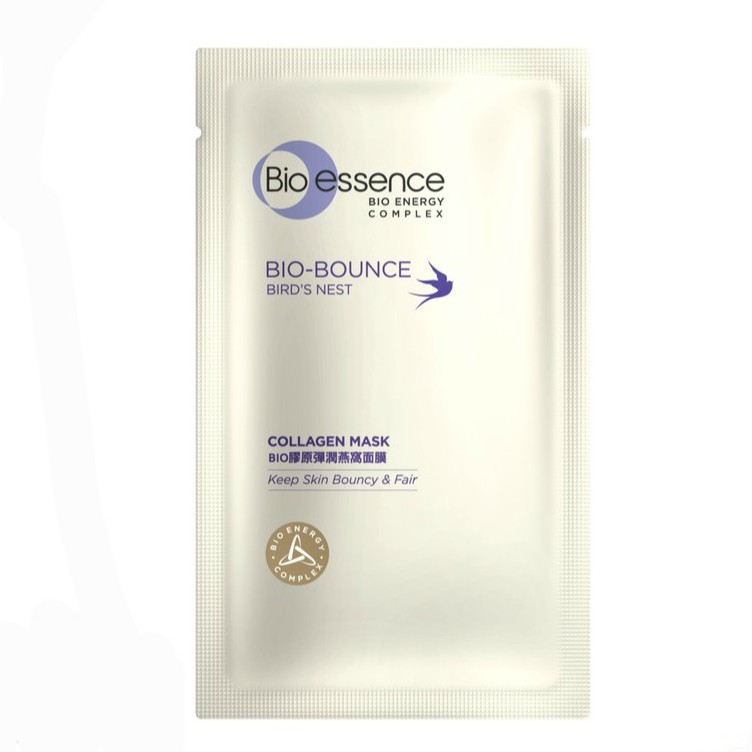 Bioessence BioBounce Bird's Nest Collagen Mask 1 Sheet (Exp 06/24