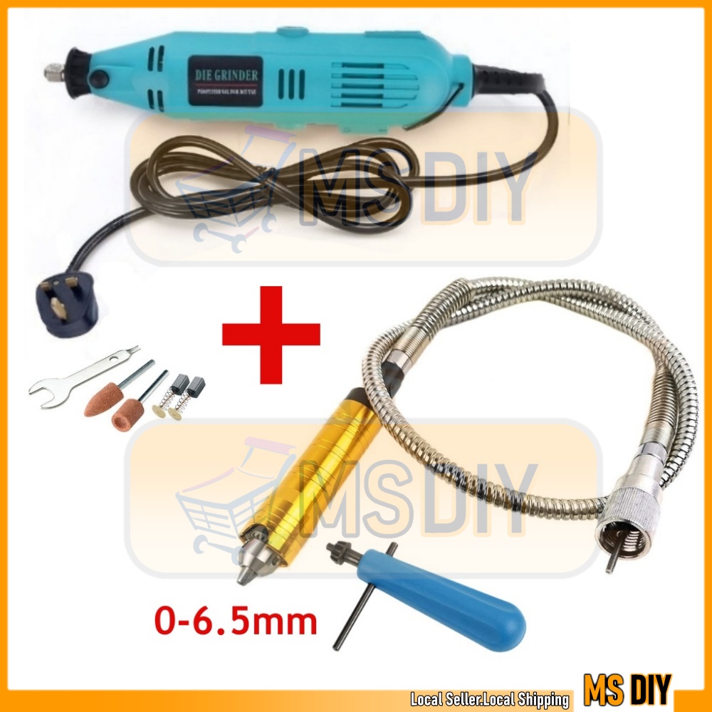 3mm/6mm Mini Electric Drill Grinder Die Grinder Rotary Tool With ...