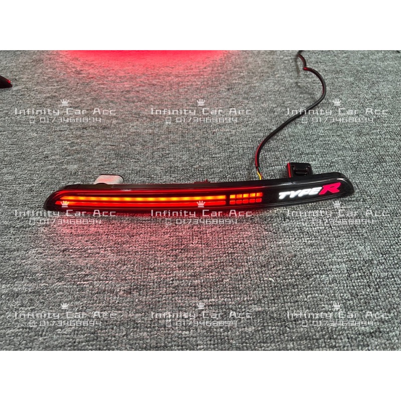 Honda Civic FE 2022 2023 Rear Bumper Reflector Light Rear Light Lamp ...