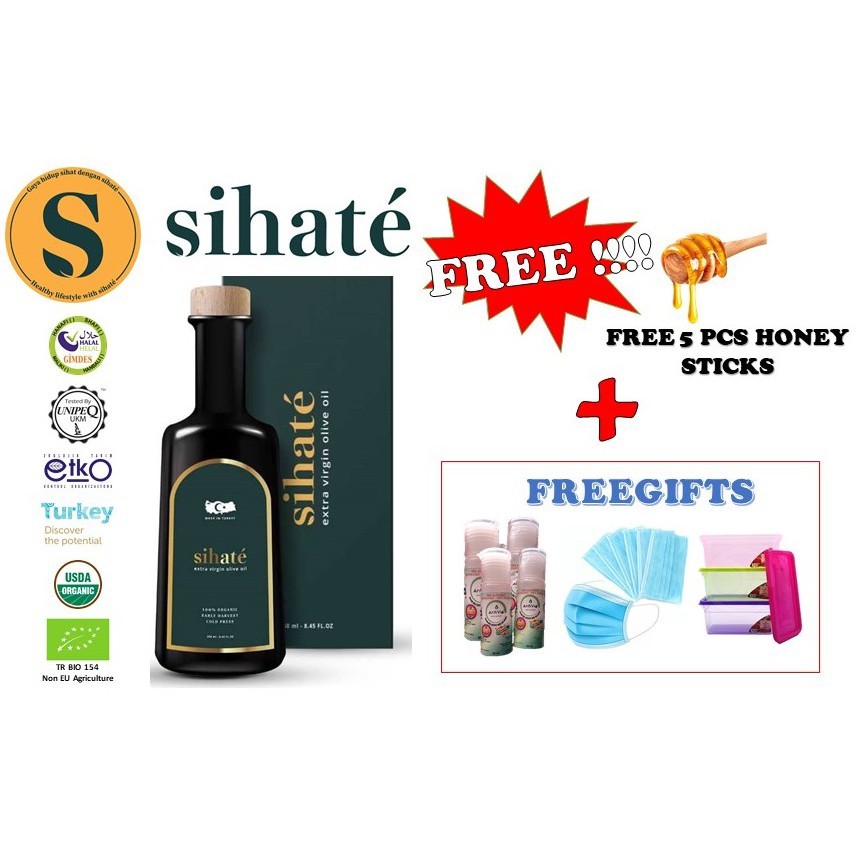 Sihaté Minyak Zaitun Extra Virgin (Organik) | Sihaté Extra Virgin Olive ...