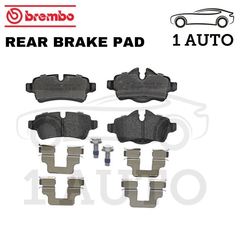 GENUINE BREMBO REAR BRAKE PAD MINI COOPER R56 CLUBMAN R55 MINI ONE R58