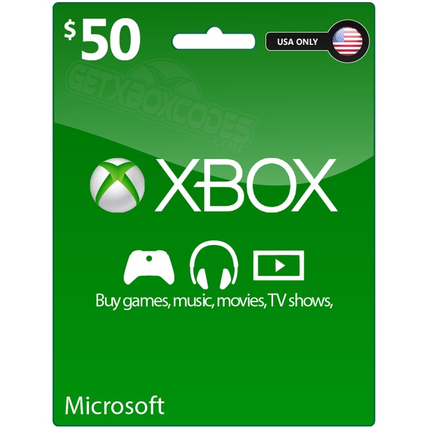 Prepaid xbox store live