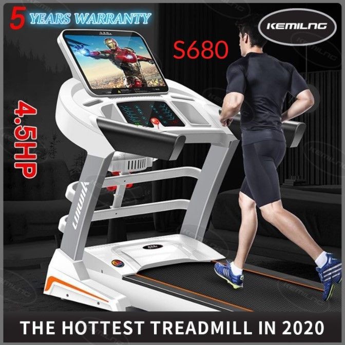 NEW K900 X8 kemilng multi function treadmill 4.5HP super wide running belt 13.25HD