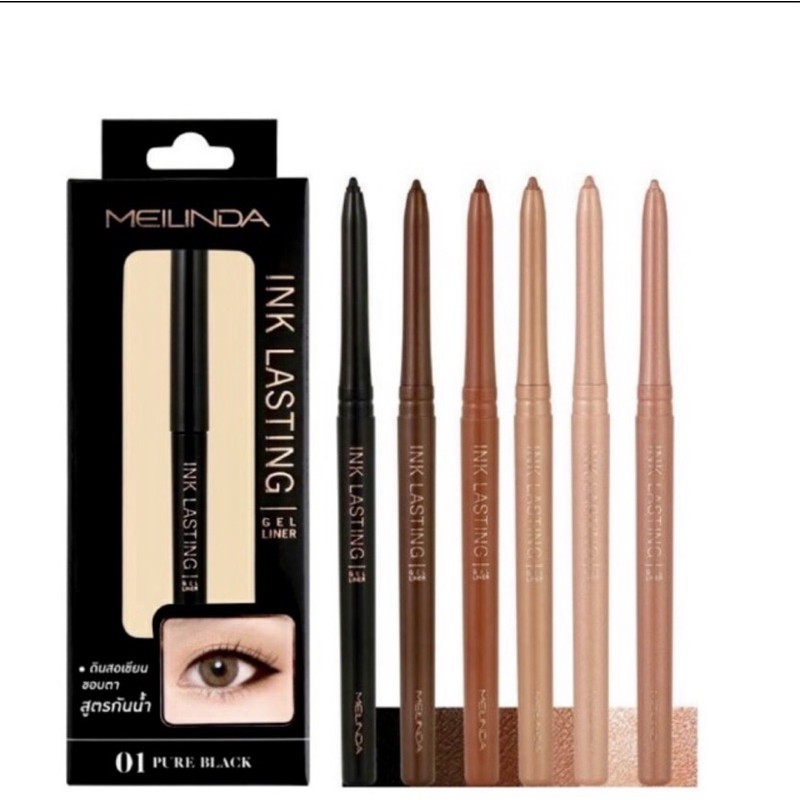 Waterproof Eyeliner Pencil MEILINDA INK LASTING MC3097 Shopee Malaysia