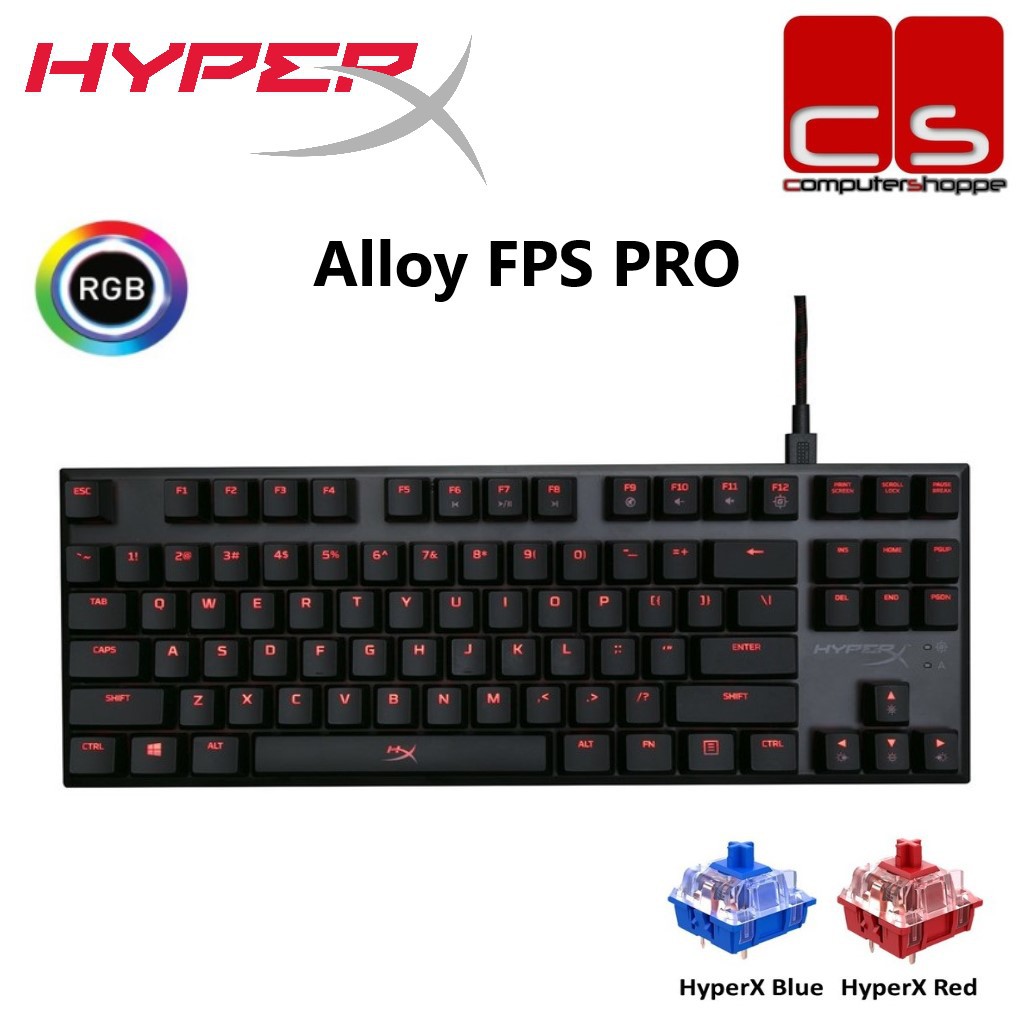 Hyperx alloy fps 2025 pro blue switch