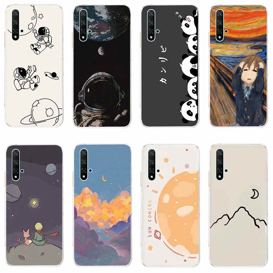 Phone Case For Huawei Nova 5T Cases Ultra Thin Clear Soft TPU Silicon Cover  Cases For