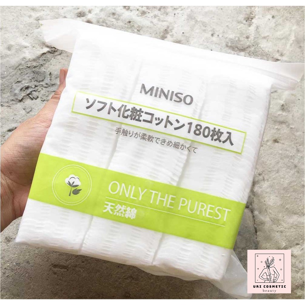 Miniso Japanese makeup remover 180 pieces Shopee Malaysia