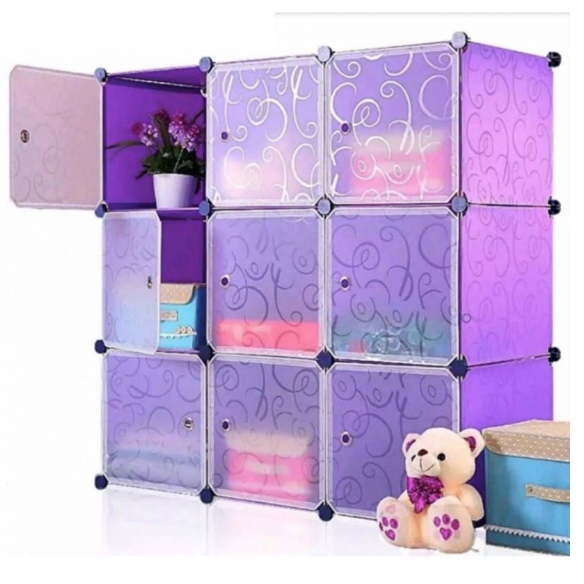 Premium DIY 9 Cube Wardrobe Storage Shopee Malaysia