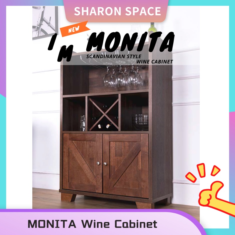 [SALES] MONITA Wooden Wine / Kitchen Storage / Solid