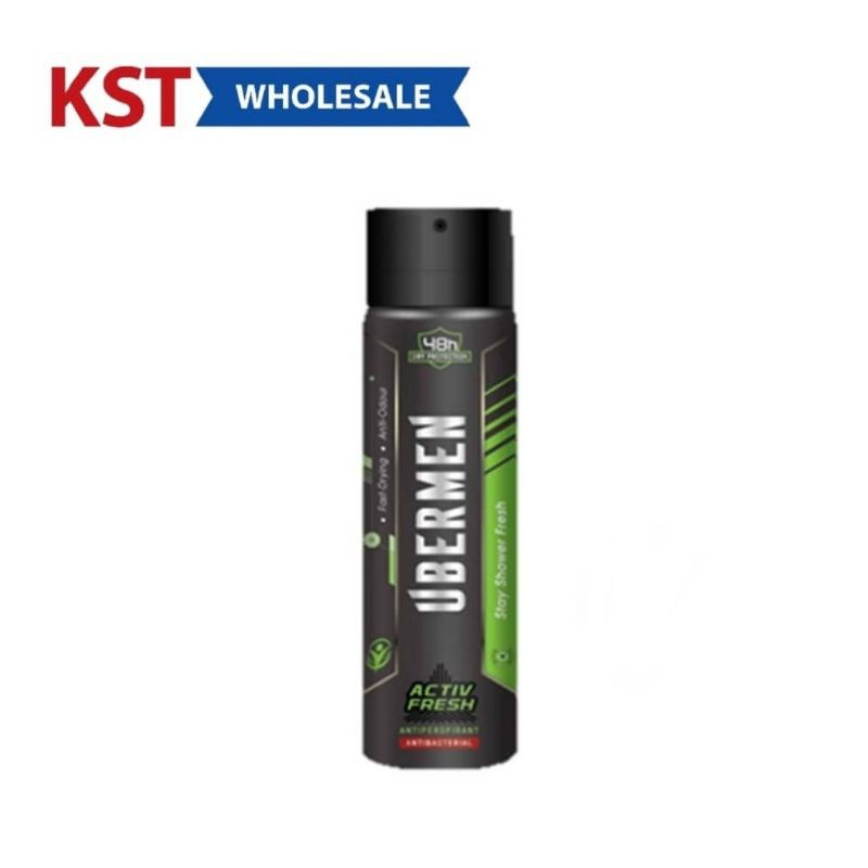 Ubermen Activ Fresh Antiperspirant Spray 150ml Shopee Malaysia