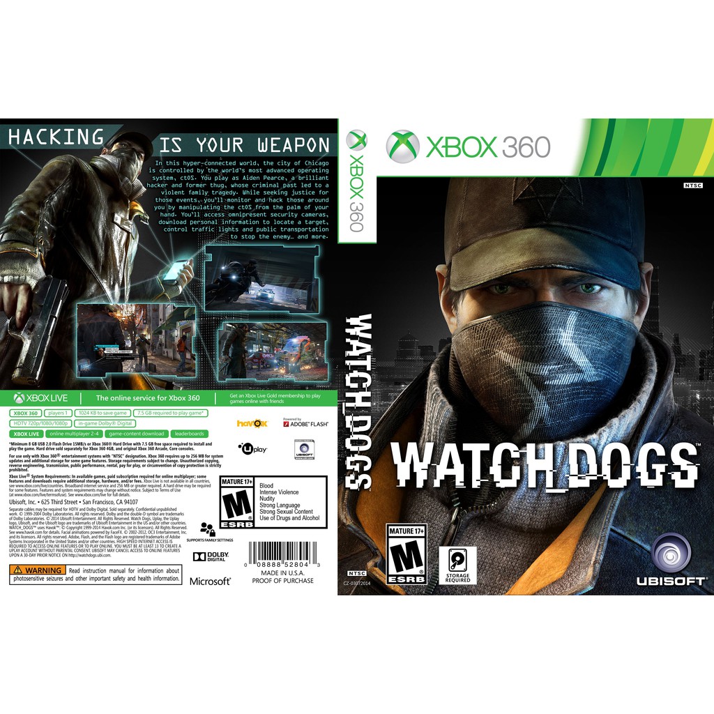 Watch dogs 2 hot sale for xbox 360