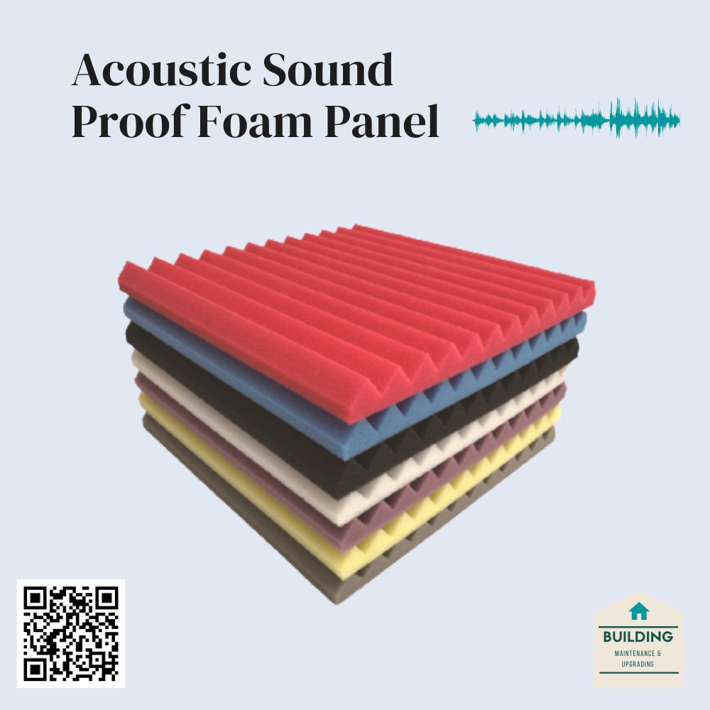 Acoustic Triangle Panels 30cm x 30cm x 2.5cm Soundproof Studio Foam ...