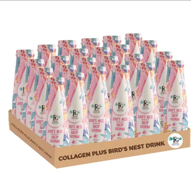 (ORIGINAL) FG Walet bird nest drink Kacip Fatimah 1x250ml Shopee Malaysia