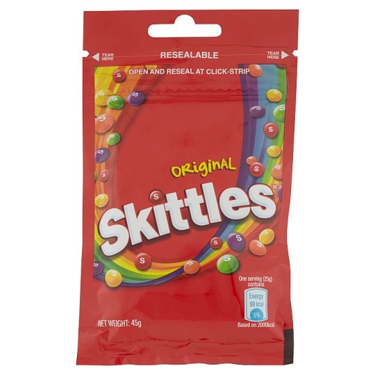 1x【Skittles Original Candy 40g】Real Fruits Juice Candy | Shopee Malaysia