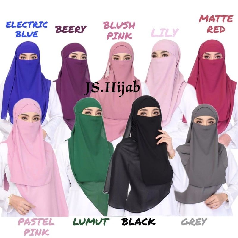shawl niqab