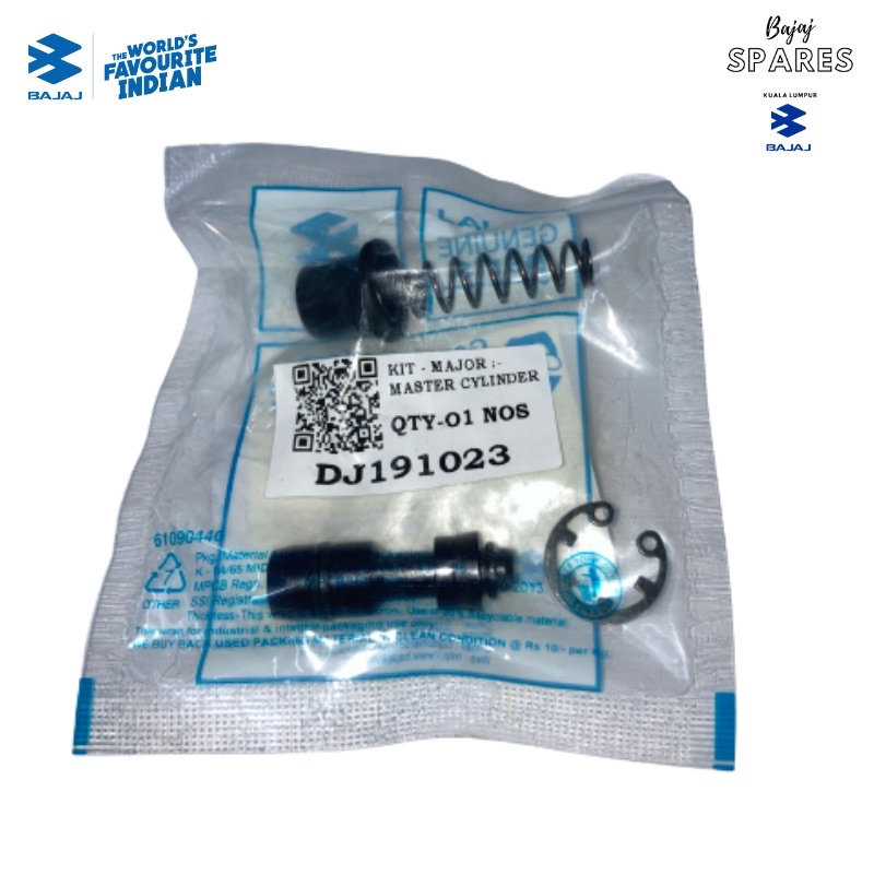 KIT MAJOR BRAKE MASTER CYLINDER FRONT (NON ABS) NS200 PULSAR BAJAJ
