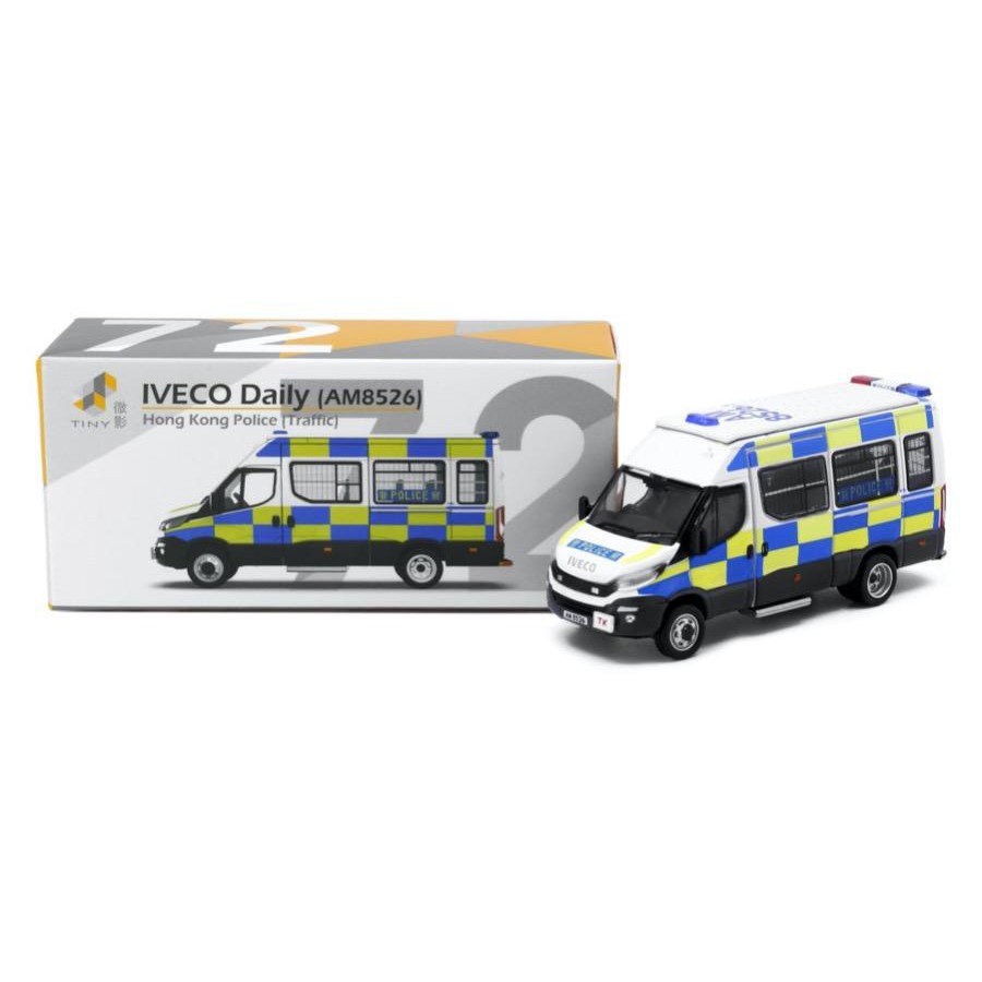 Modèle Réduit Voiture Iveco Daily Police - Marque Tiny City - Neuf - Jouet Collection