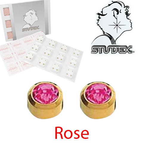 12 Paires De Goujons Studex 2 - Acier Chirurgical Antiallergique, 2.80 Mm, Zircon, Neuf