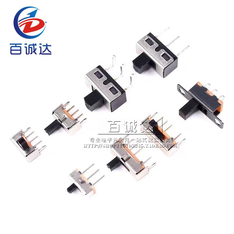 Slide Switch SS12D00 SS12D10 SS12D11 3pin 1P2T 2 Position toggle switch ...