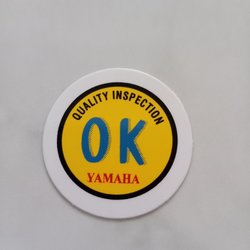 Quality Inspection OK Transparent Stickers Complement yamaha Good Quality |  Shopee Malaysia