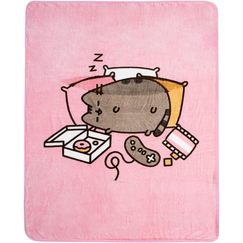 Pusheen The Cat Pusheenicorn Character Sleeping Moon Dream Throw
