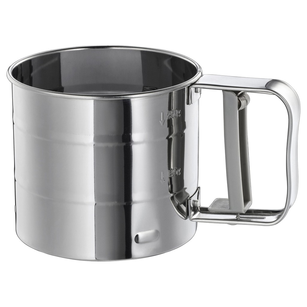 Ikea flour sifter stainless steel (pengayak tepung) / ikea sifter ...