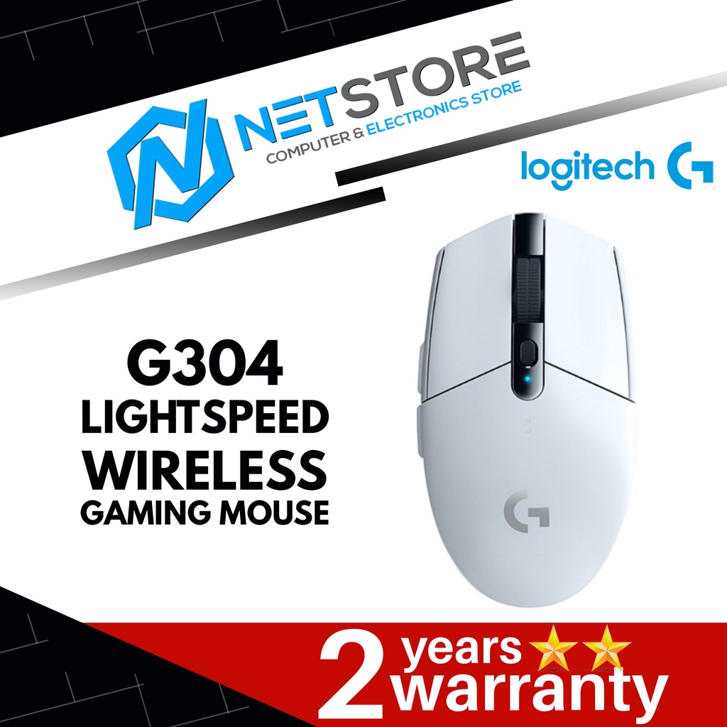 LOGITECH G304 LIGHTSPEED WIRELESS GAMING MOUSE - 910-005293 | Shopee ...