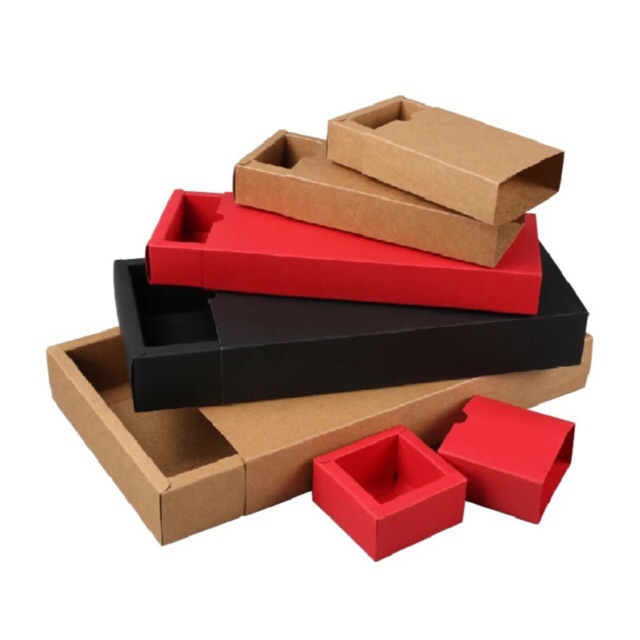 300G Art Paper Drawer Box Packaging Box 17x8x3.5cm Out Size | Shopee ...