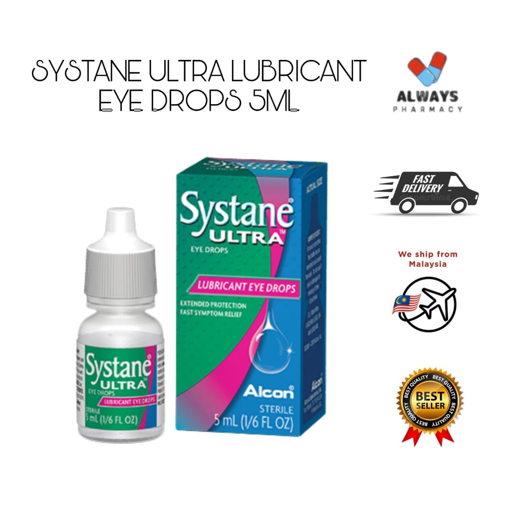 Systane Ultra Lubricant Eye Drops 5ml Shopee Malaysia 9483