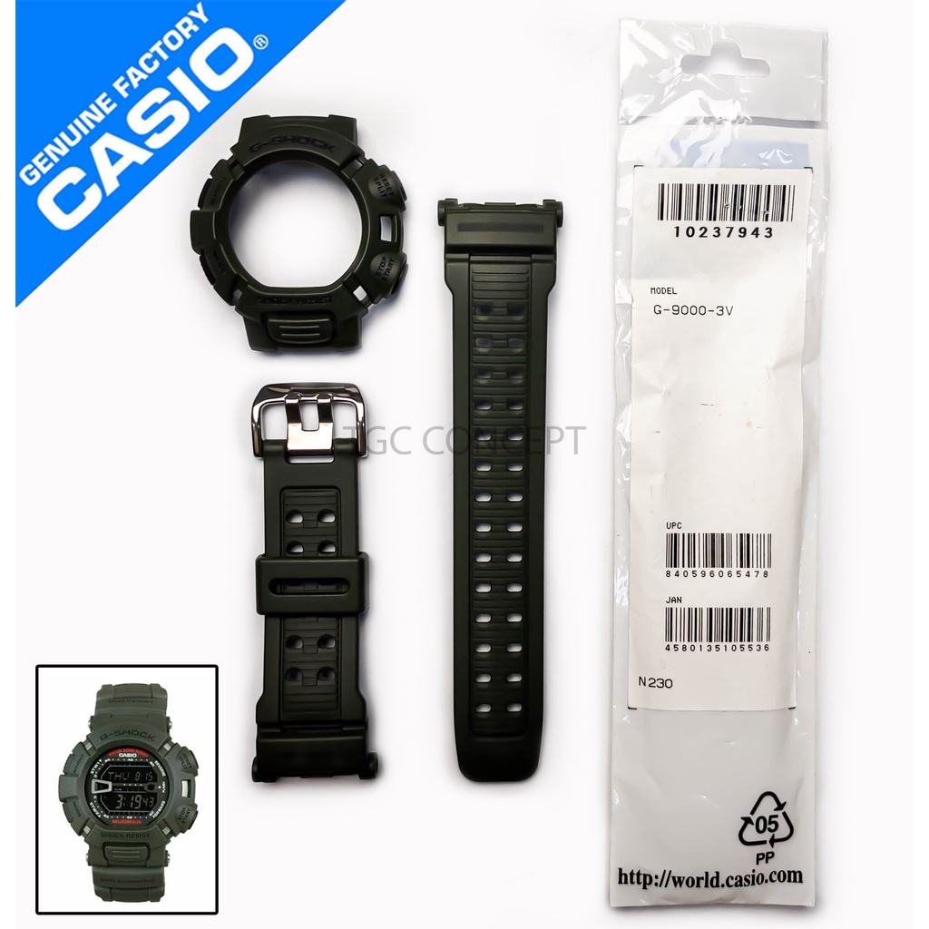 G shock mudman g9000 replacement band hotsell