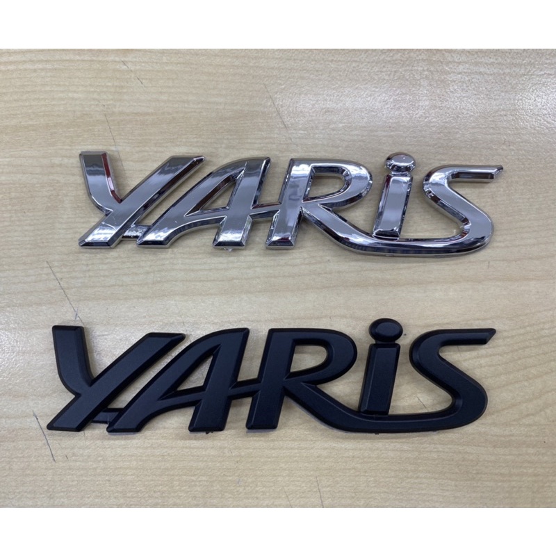 yaris Emblem Toyota yaris black or chrome gr sport trd | Shopee Malaysia