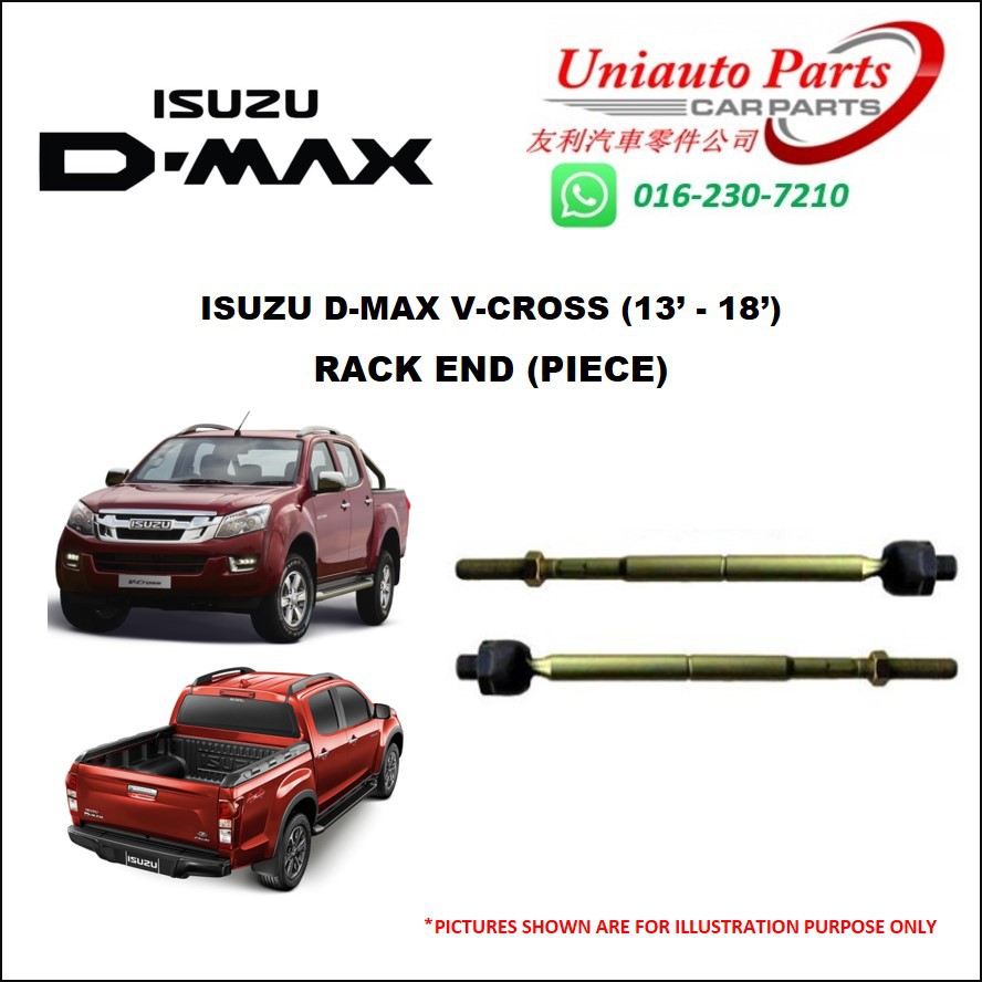 ISUZU DMAX V-CROSS (13' - 18') RACK END (PIECE) | Shopee Malaysia
