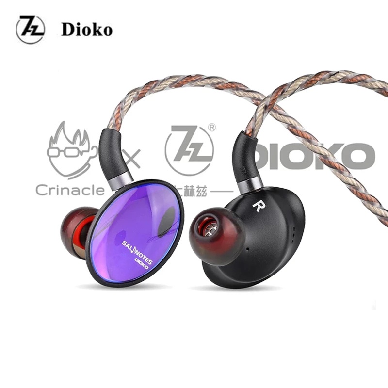 7HZ Crinacle Salnotes Dioko 14.6mm Planar Diaphragm Driver In Ear ...