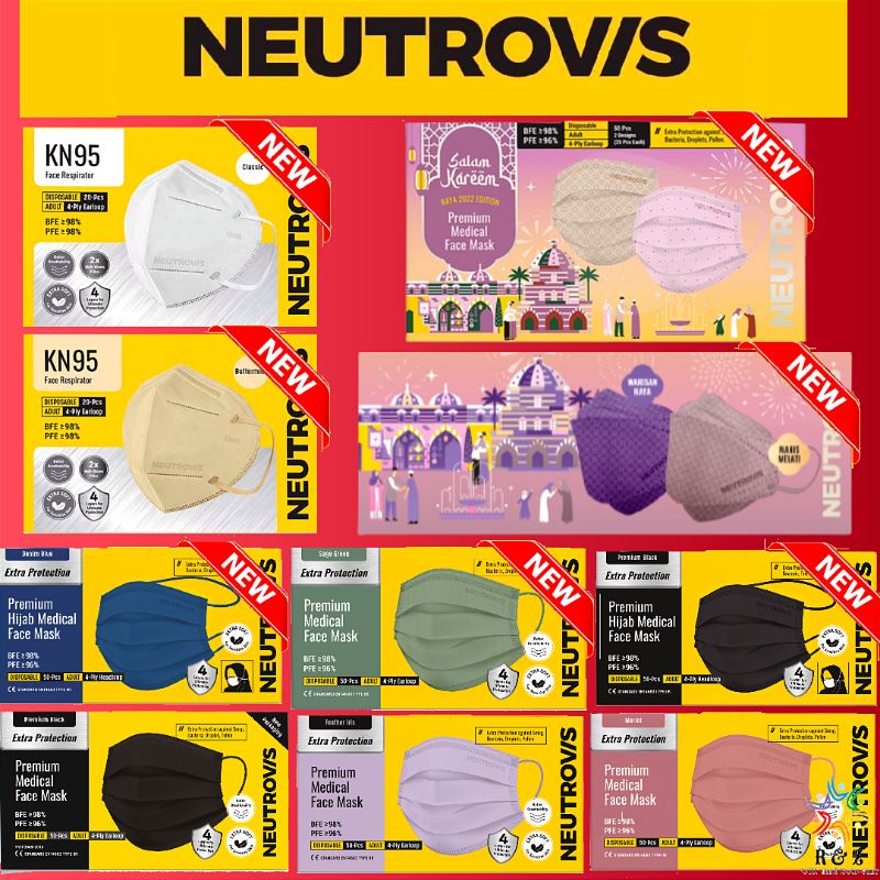Neutrovis Medical Face Mask / Premium Mask / 4PLY Mask / KF94 Mask