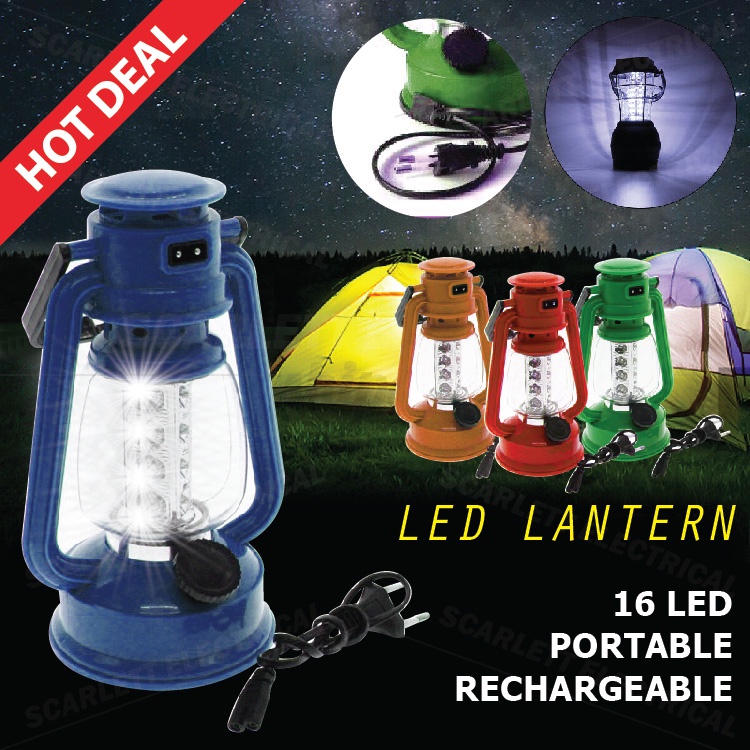 Rechargeable LED Save Energy Lantern Light Lamp Adventure Outdoor/Lampu ...