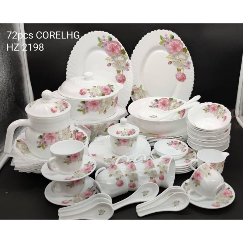 72PCS DINNER SET (COREL HG) | Shopee Malaysia